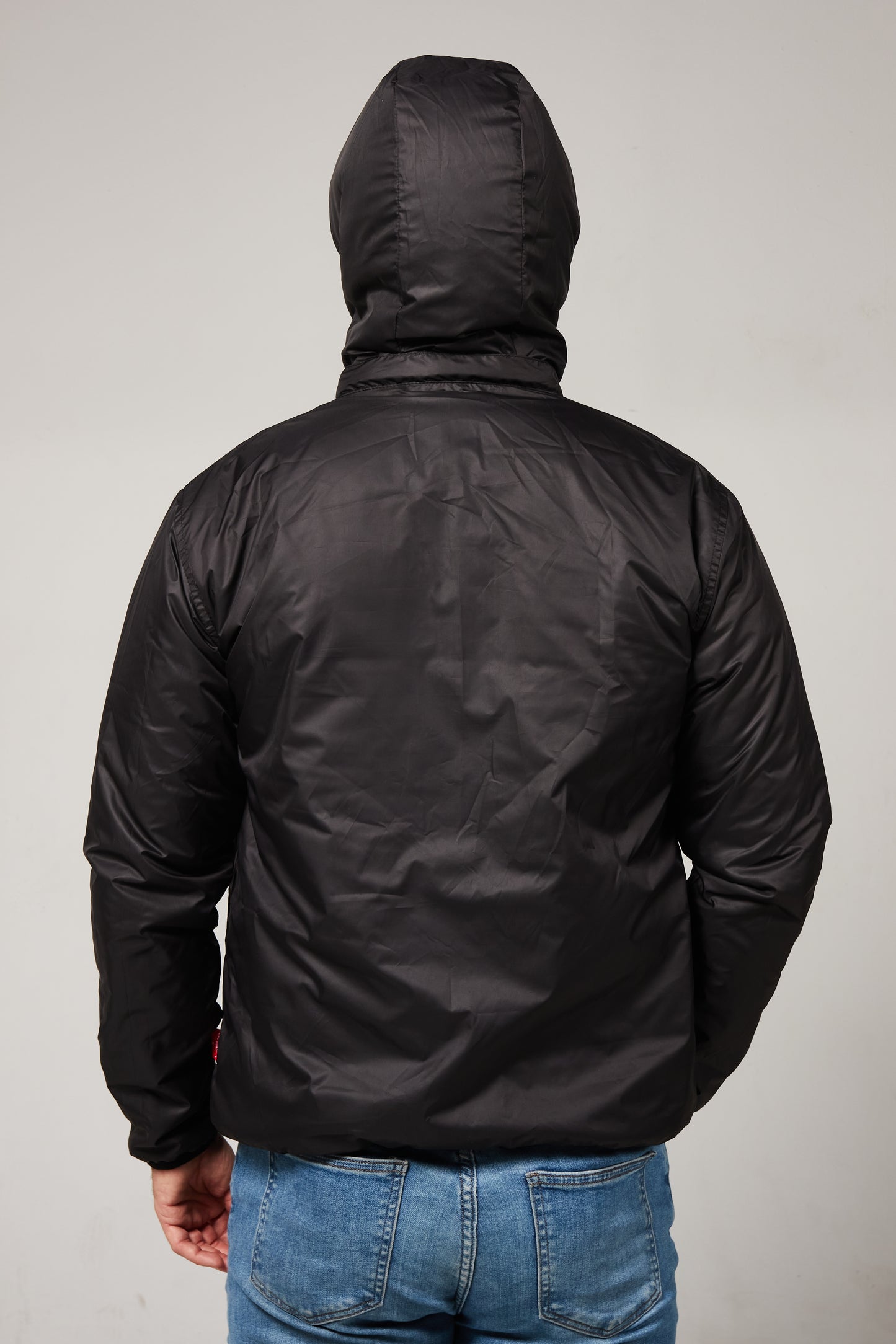 Abrigo Reversible negro/naranja