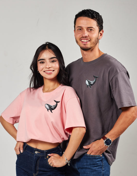 Camiseta Whale Design print