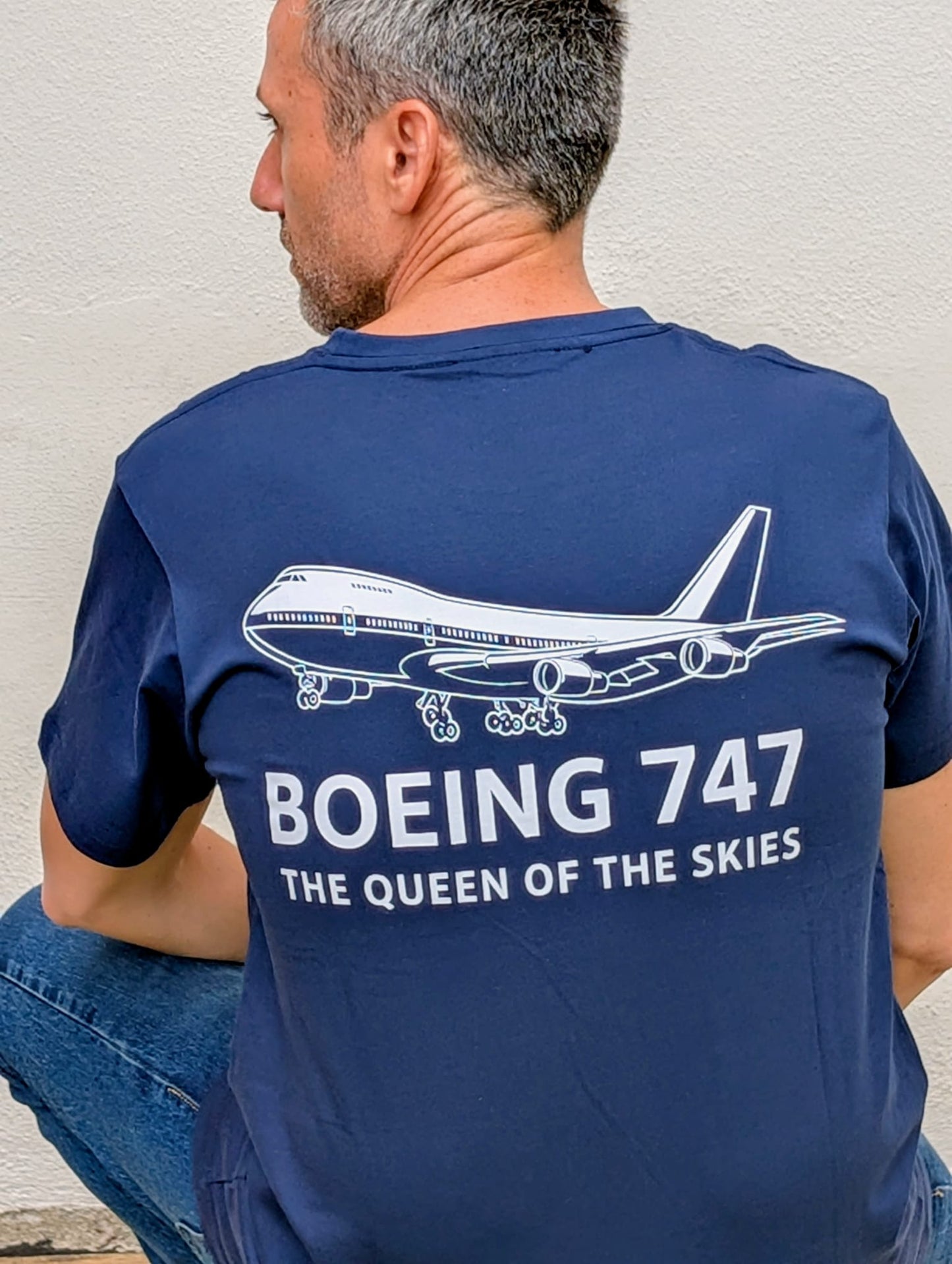 Camiseta “BOING 747 - THE QUEEN OF THE SKIES”